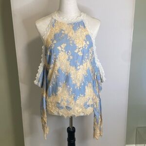 Off the shoulder lacy top